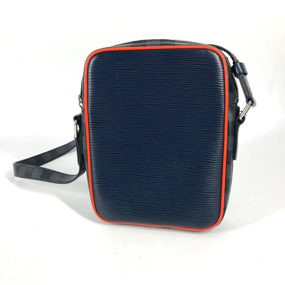 Louis Vuitton Handbags - LOUIS VUITTON M51460 Damier Graphite Epi Danube PM NM Pochette Shoulder Bag